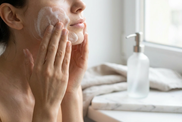 Gel de limpeza facial: espuma, massagem e enxágue ideais