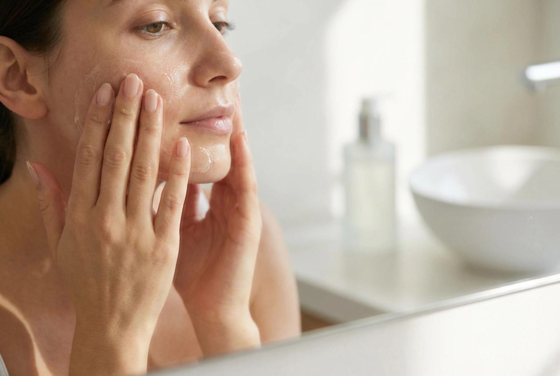 Pele com vasinhos: como escolher o gel de limpeza facial e higienizar com suavidade
