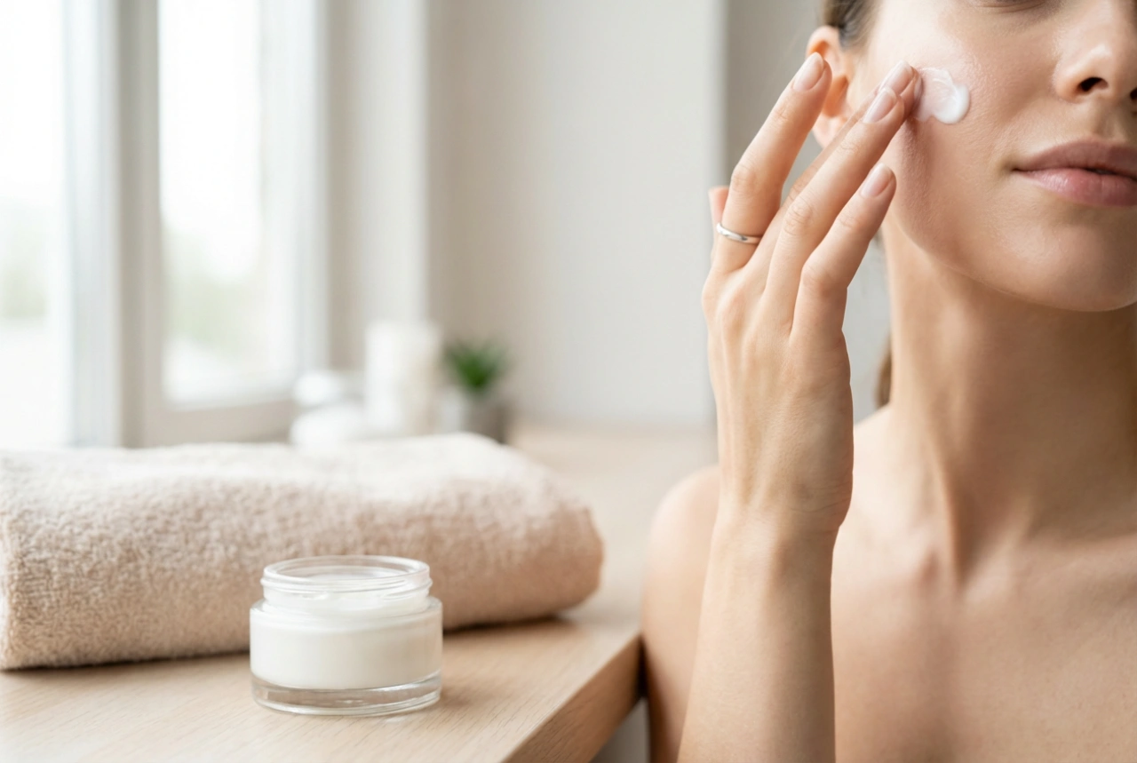Creme hidratante facial intensivo na rotina: quantidade, ordem e erros comuns