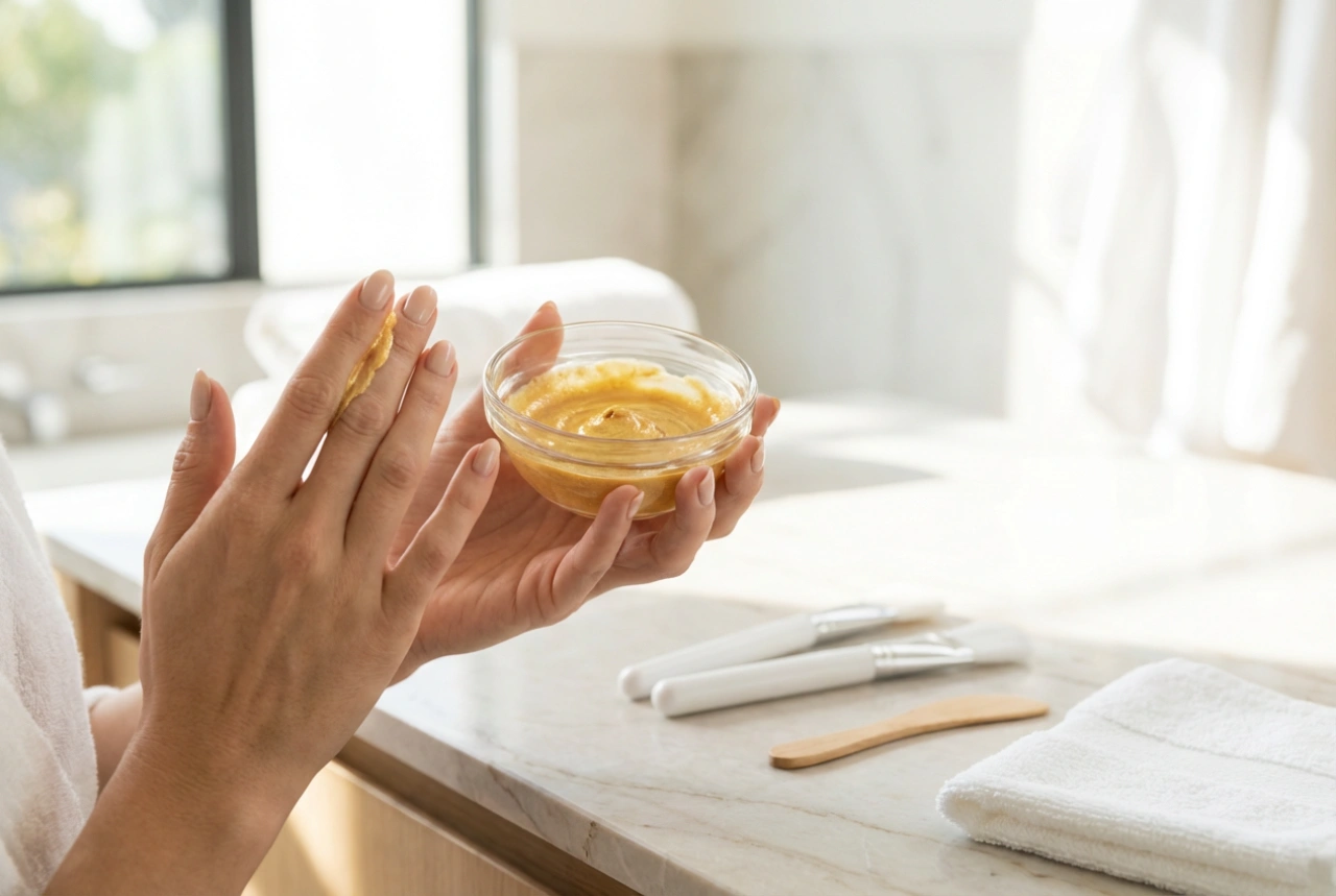 Máscara facial de ouro no cuidado doméstico: como aplicar e remover