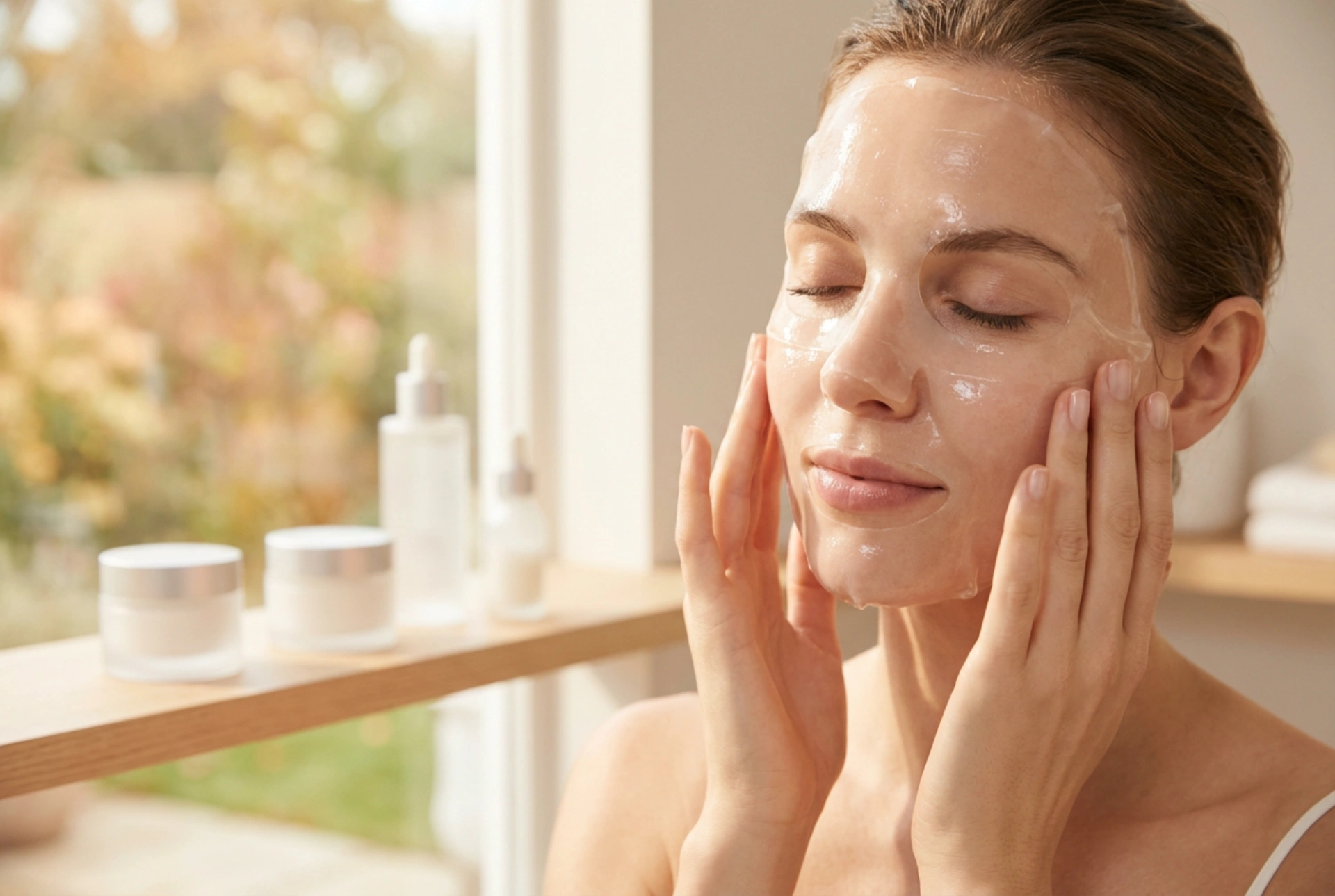 Máscara de colágeno para o rosto: quando usar e como aplicar