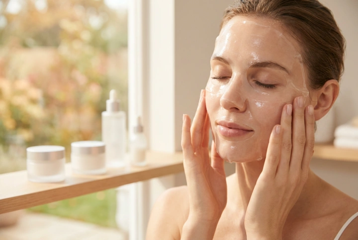 Máscara de colágeno para o rosto: quando usar e como aplicar