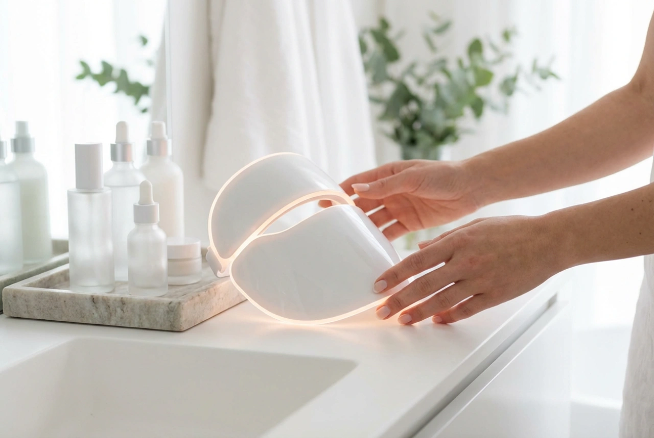 Como funciona a máscara facial de LED e como usá-la em sua rotina de cuidados