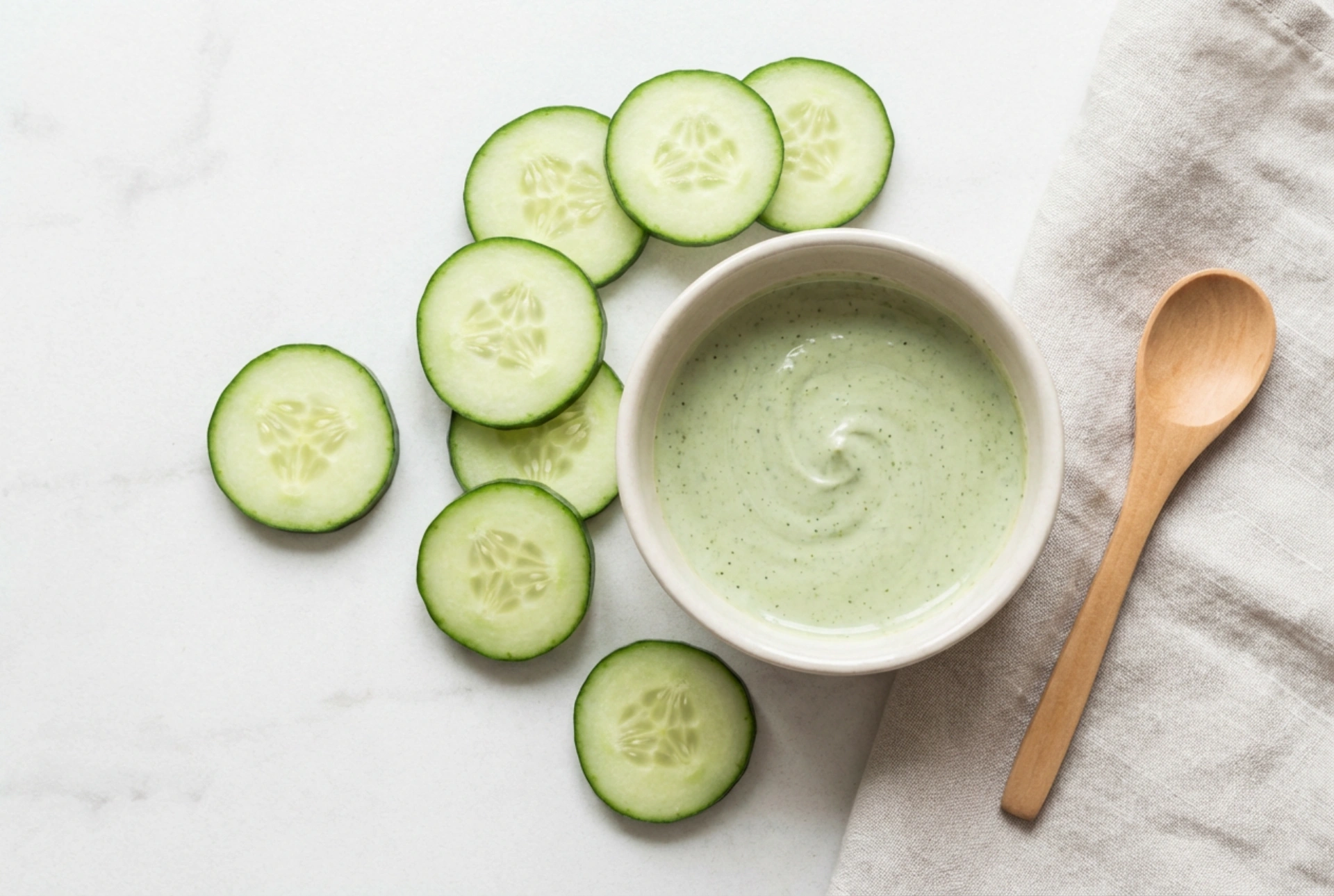 Máscara de pepino para refrescar a pele: preparação e aplicação