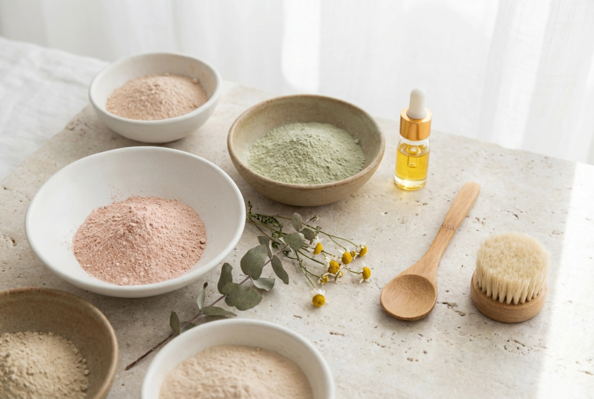 Máscaras de argila: como escolher o tipo, proporções e evitar o ressecamento