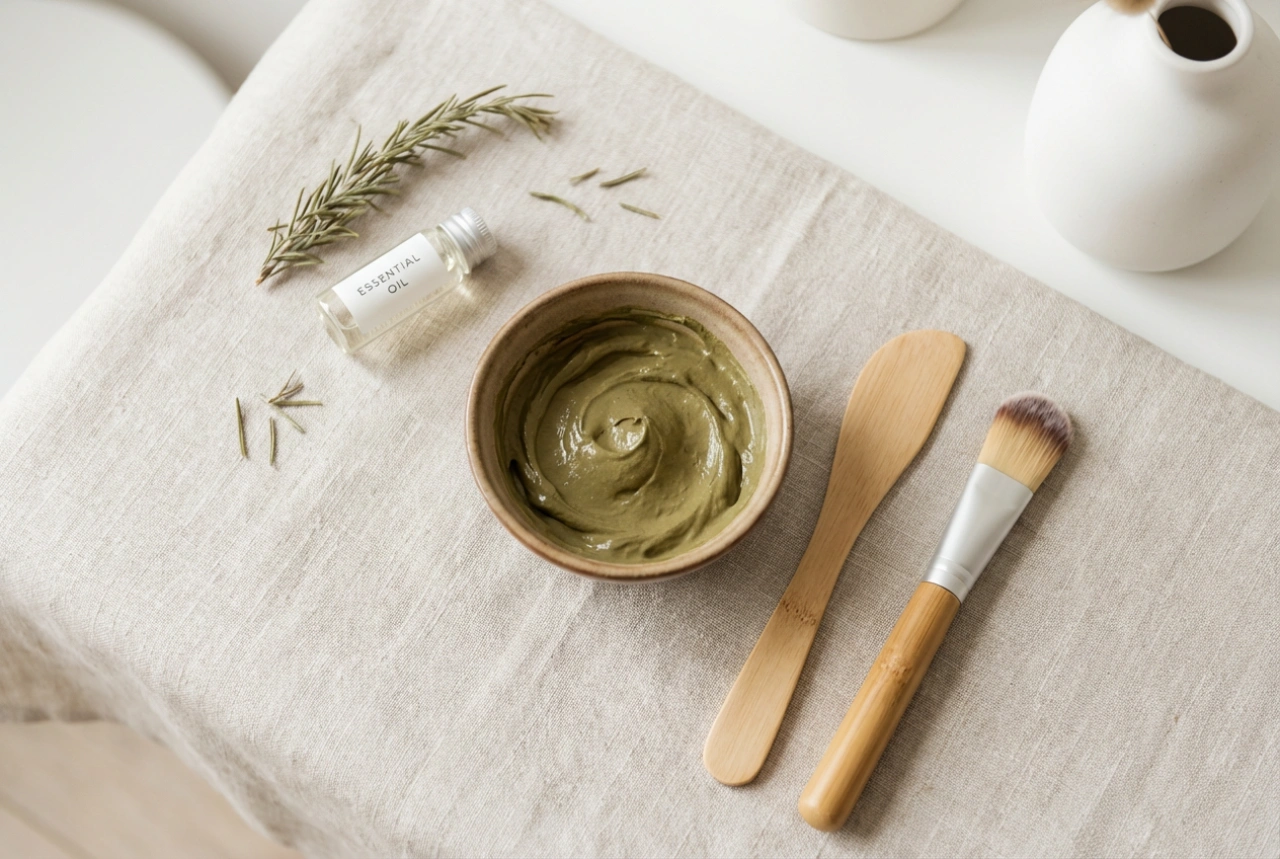 Máscaras de argila verde: como misturar, aplicar e controlar o tempo