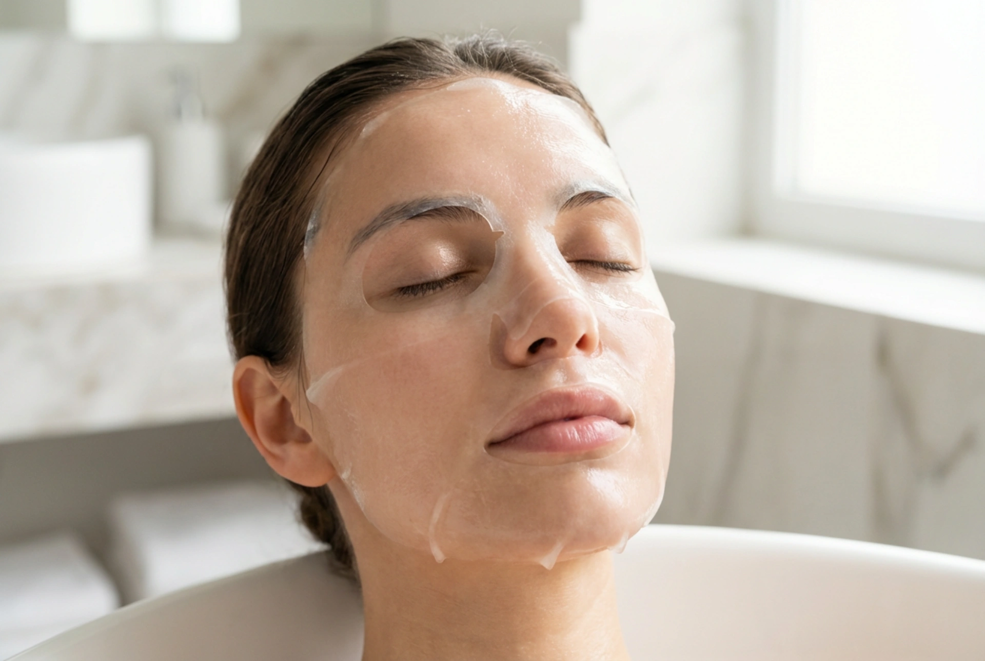 Máscara facial de tecido sem erros: ajuste ao rosto e tempo de ação