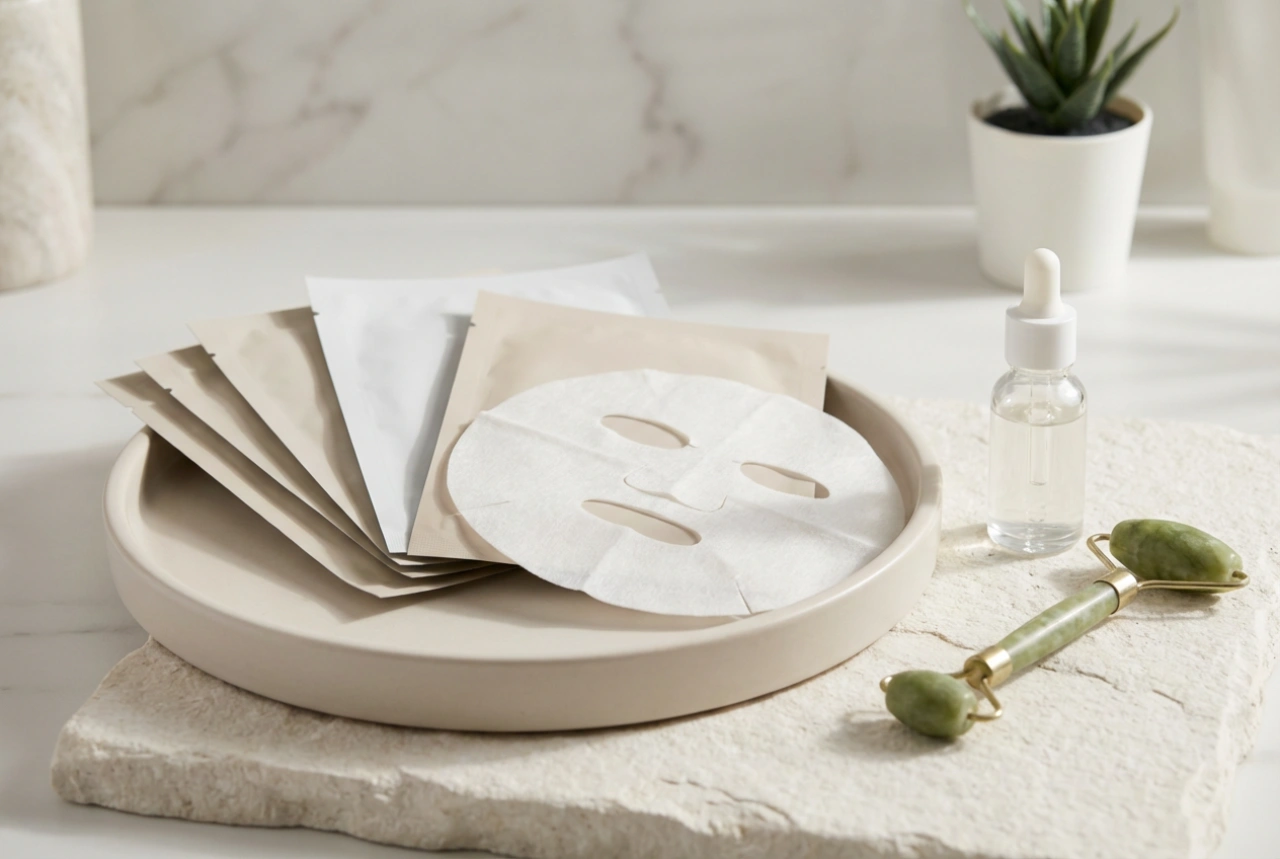 Máscaras faciais coreanas em folha: escolha, tempo de ação e massagem posterior