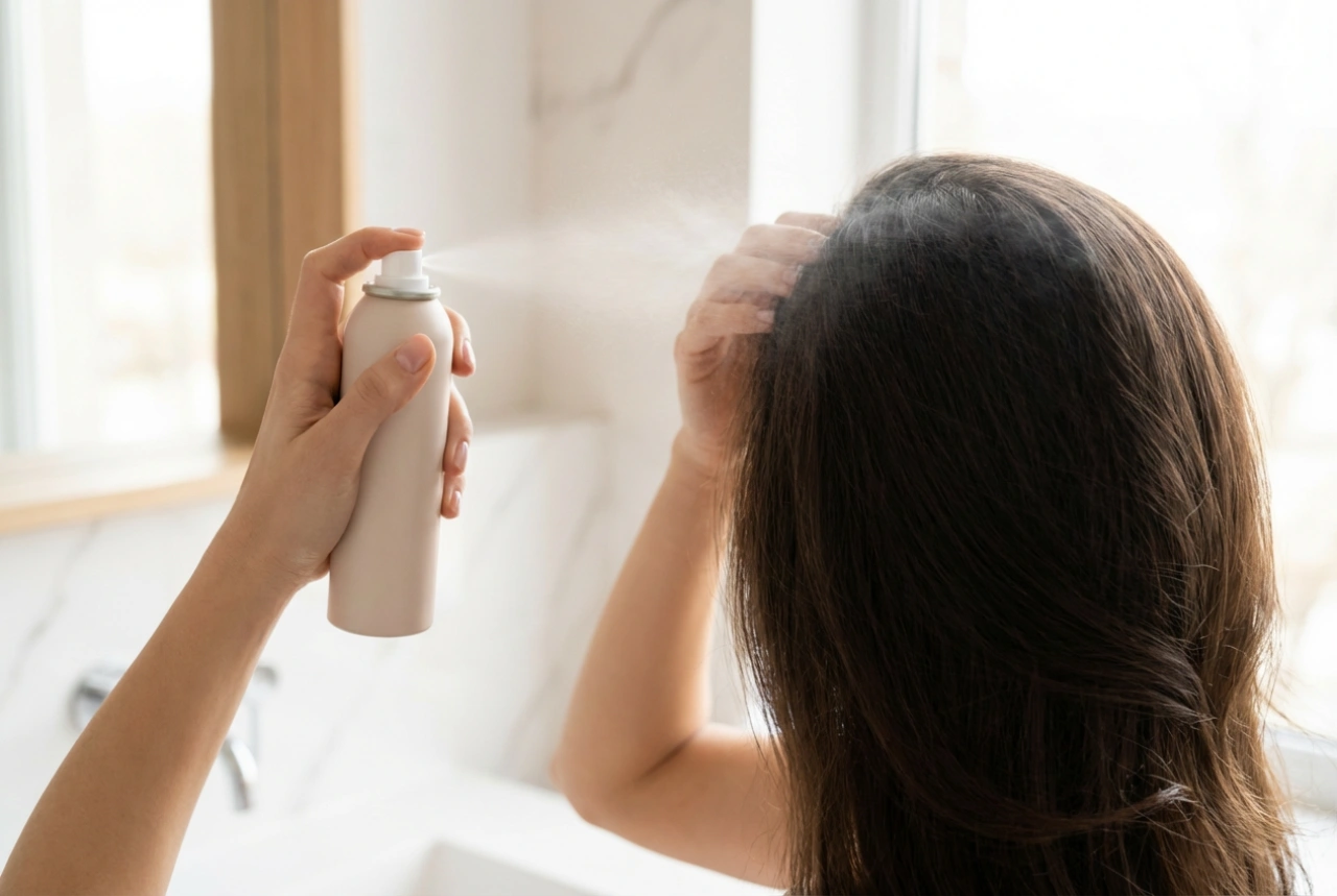 Shampoo a seco: como usar sem deixar resíduos brancos