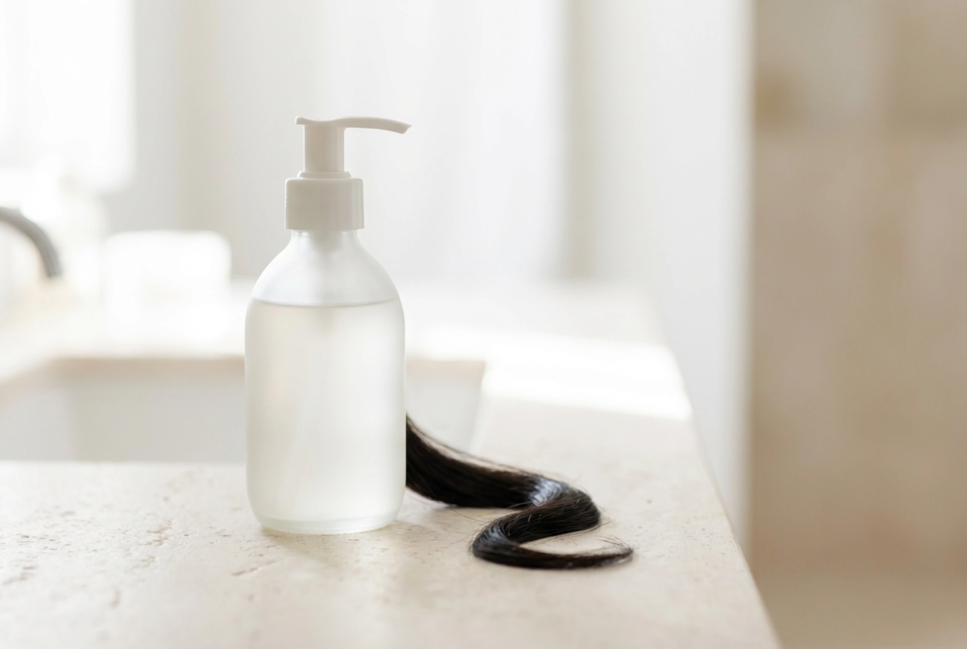 Shampoo de equilíbrio ácido: selagem das cutículas e restauração do brilho
