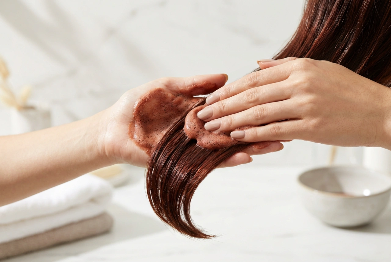 Shampoo tonalizante ruivo: escolha do tom e aplicação uniforme