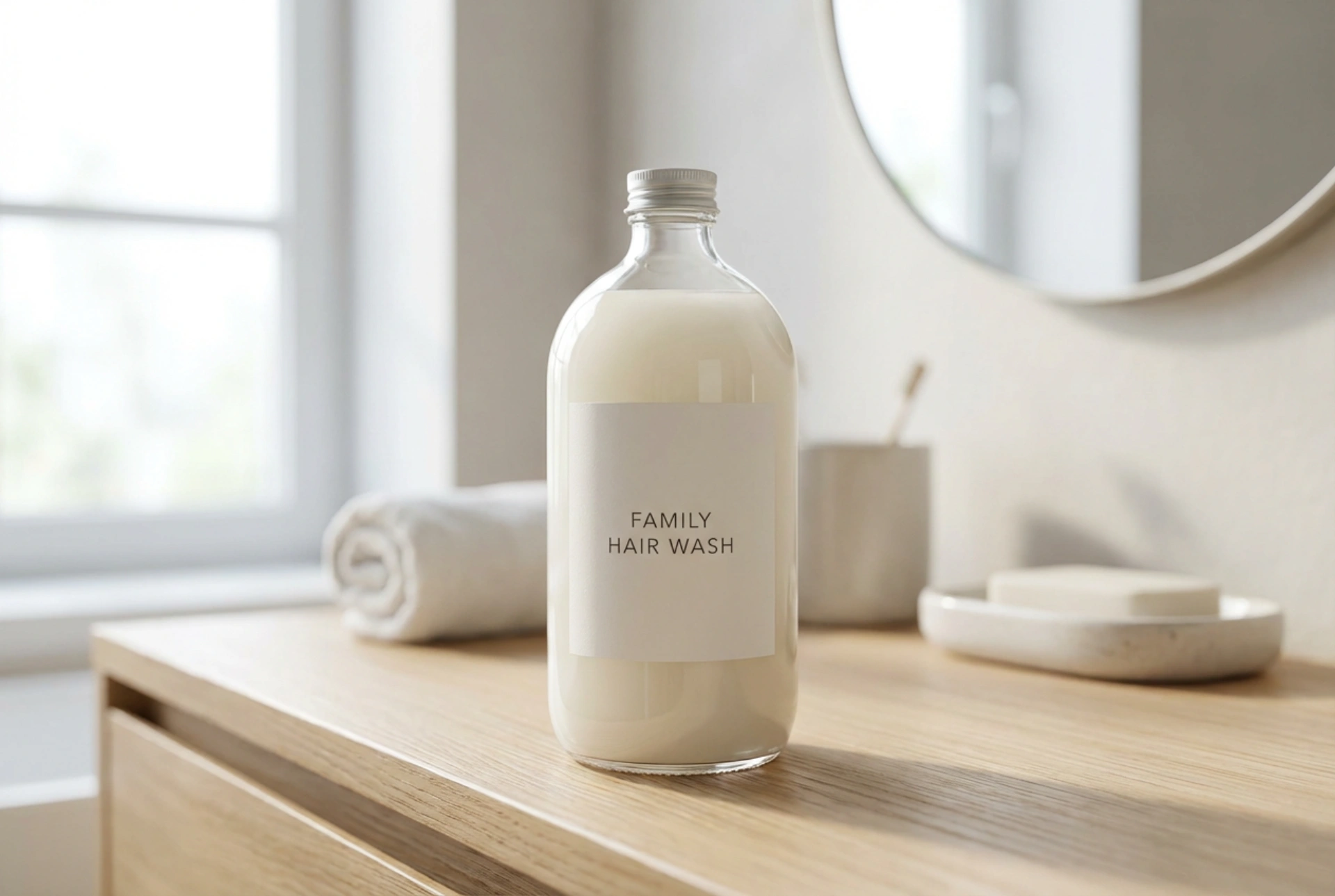 Shampoo para a família: composição simples, lavagem suave e economia
