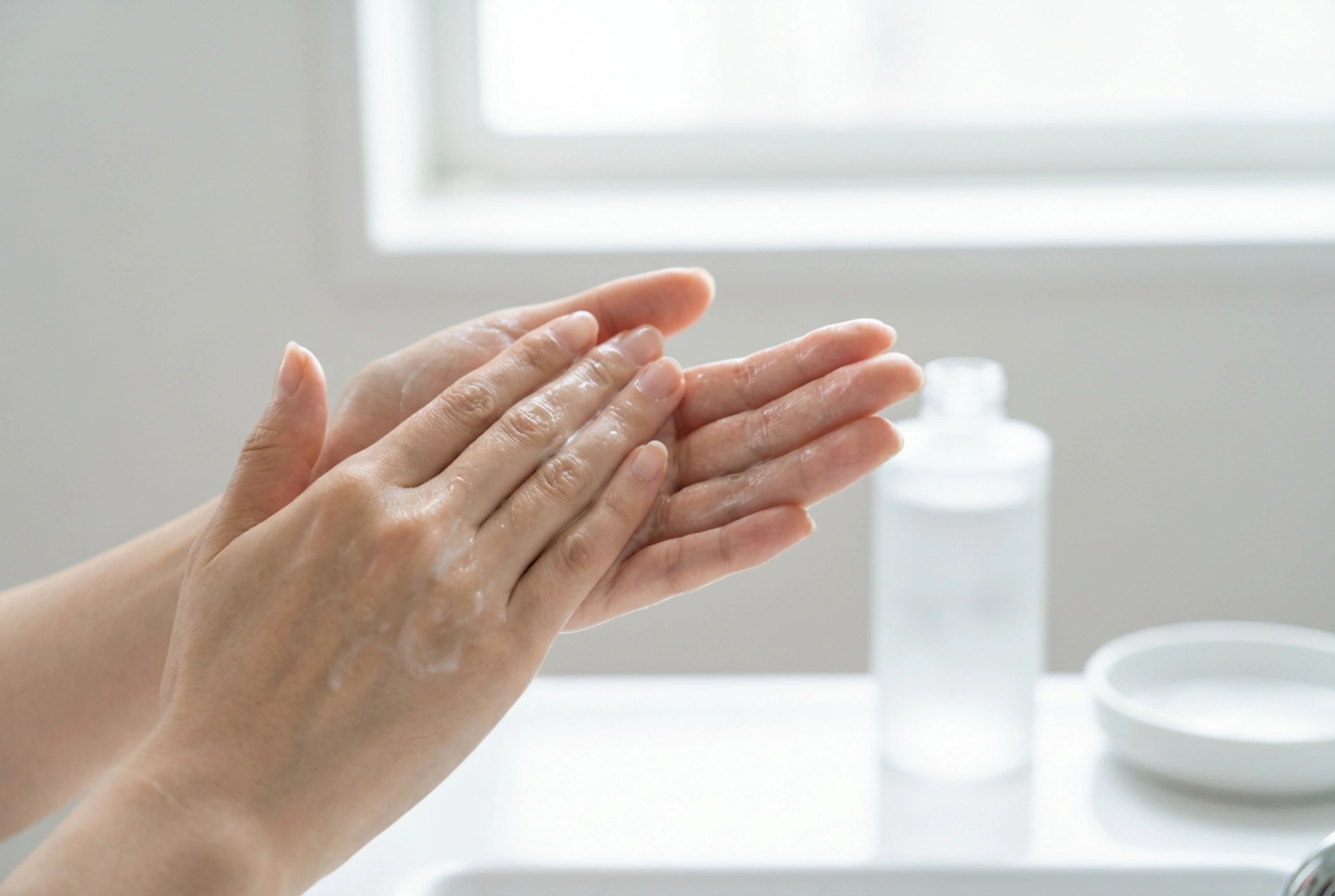 Óleo de limpeza passo a passo: massagem, emulsificação e enxágue