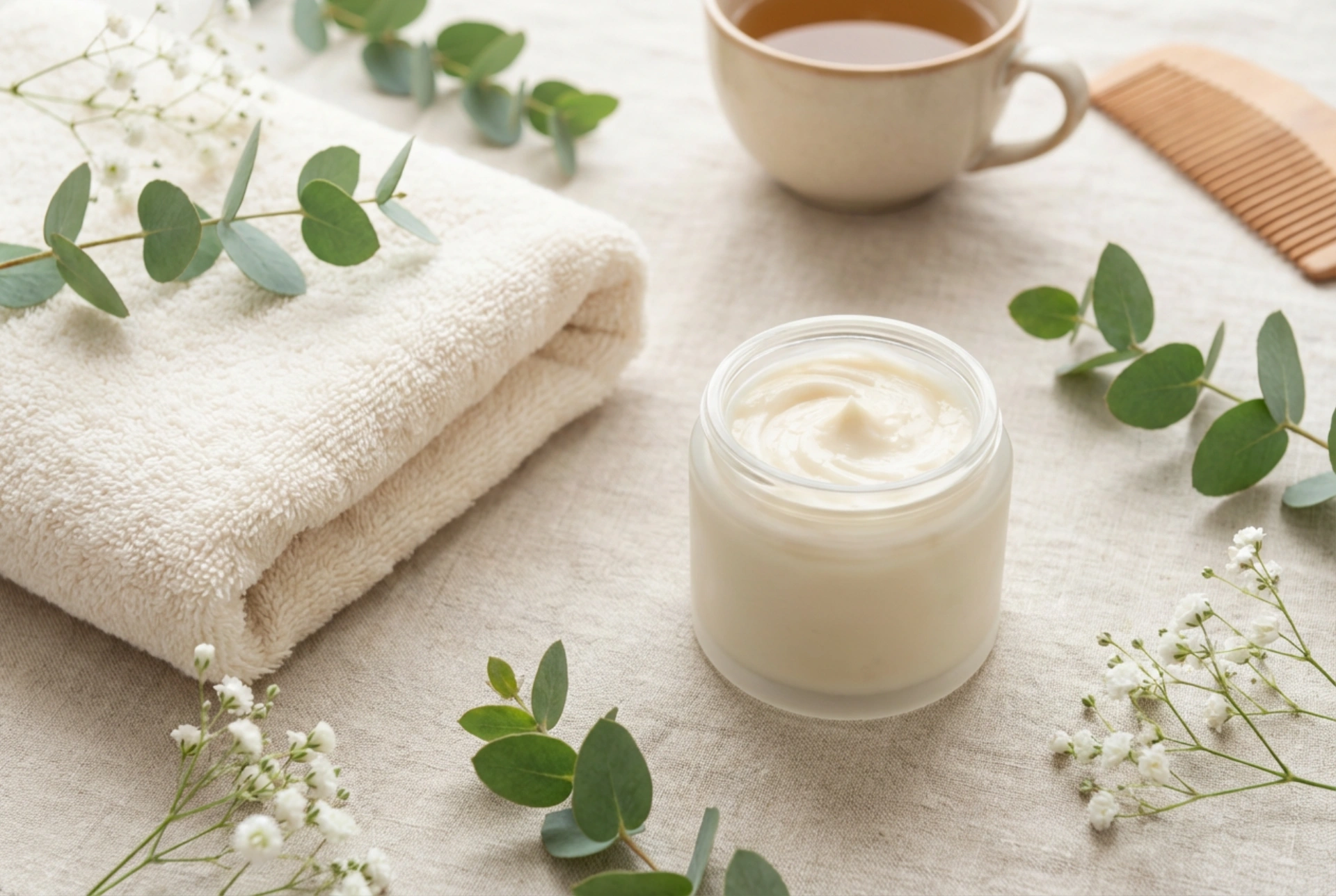 Máscara capilar wellness: ritual caseiro, aplicação e tempo de pausa