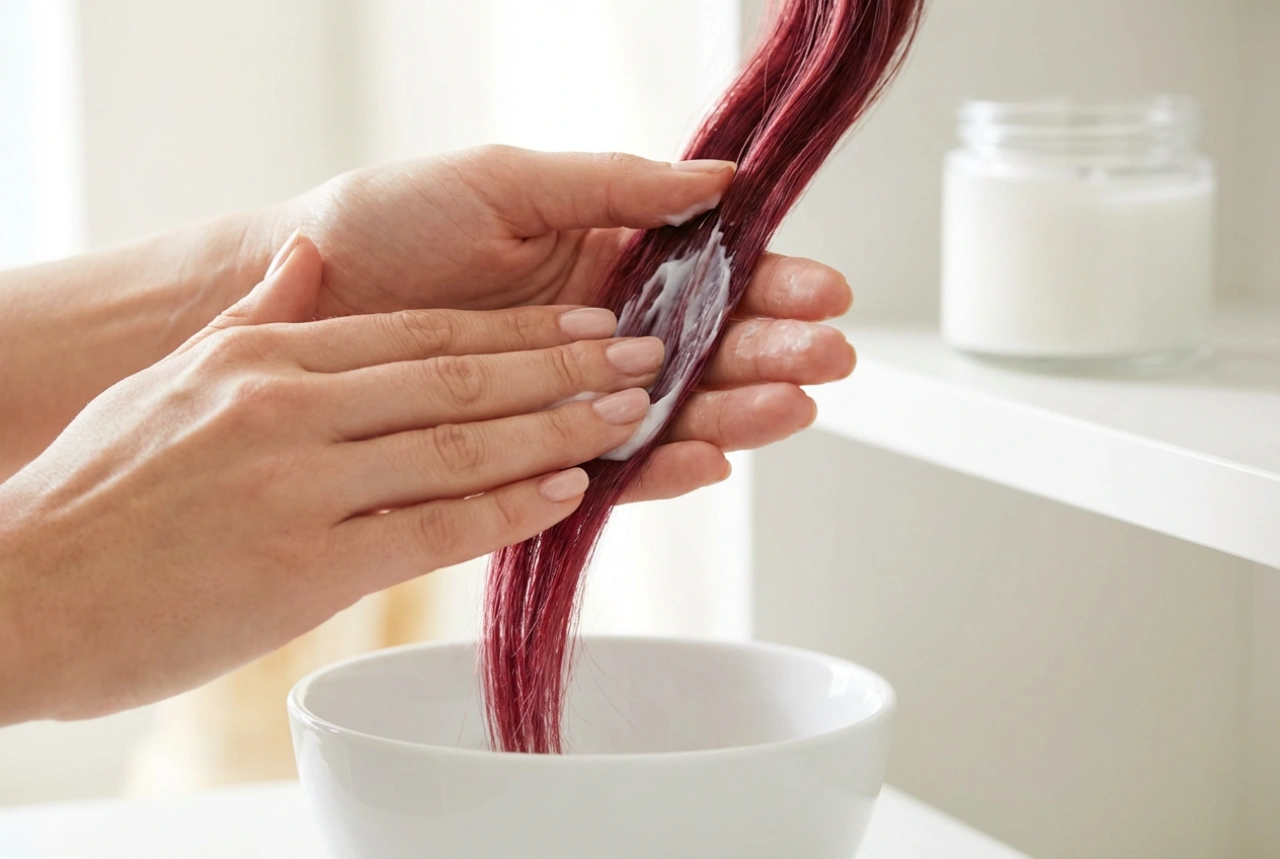 Máscara para cabelos coloridos: proteção da cor, aplicação e frequência