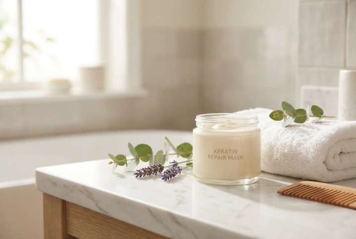Máscara capilar com queratina: regeneração passo a passo