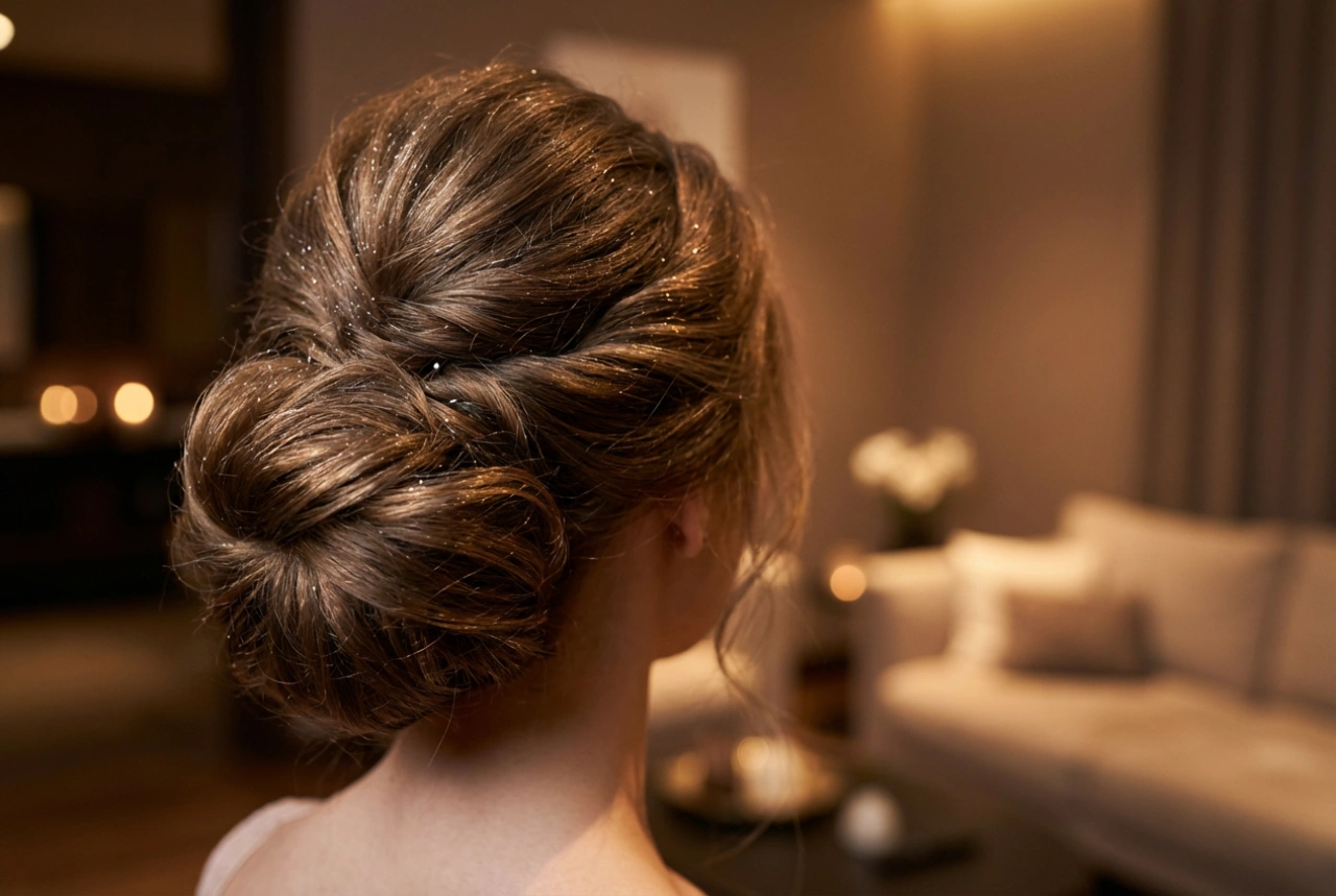 Saída à noite: penteado de festa, elegância e durabilidade