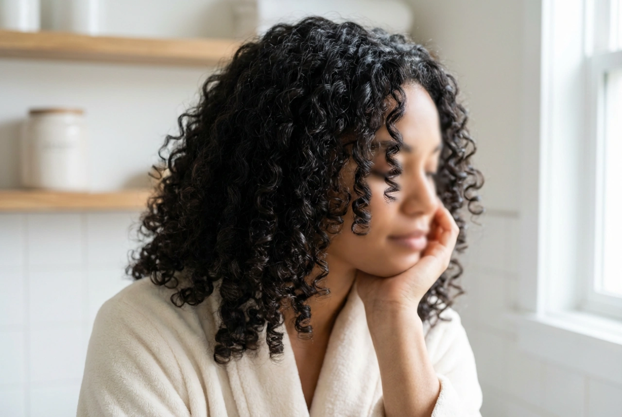Cachos sem frizz: penteados definidos, proteção e durabilidade
