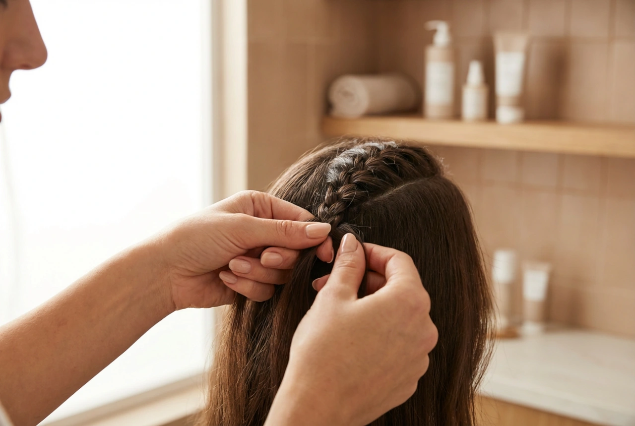 Pequenas tranças, grande efeito: penteado com trancinhas passo a passo