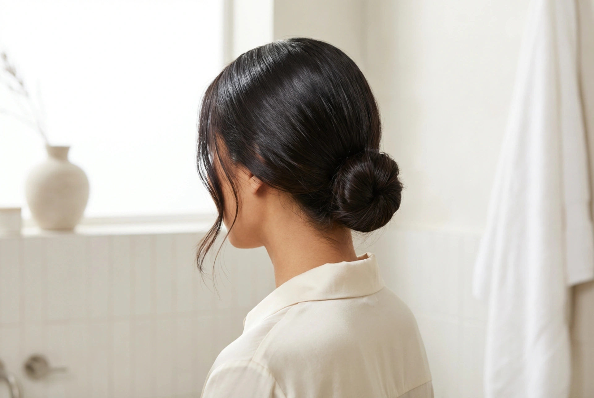 Penteados de coque passo a passo: liso, baixo e bagunçado