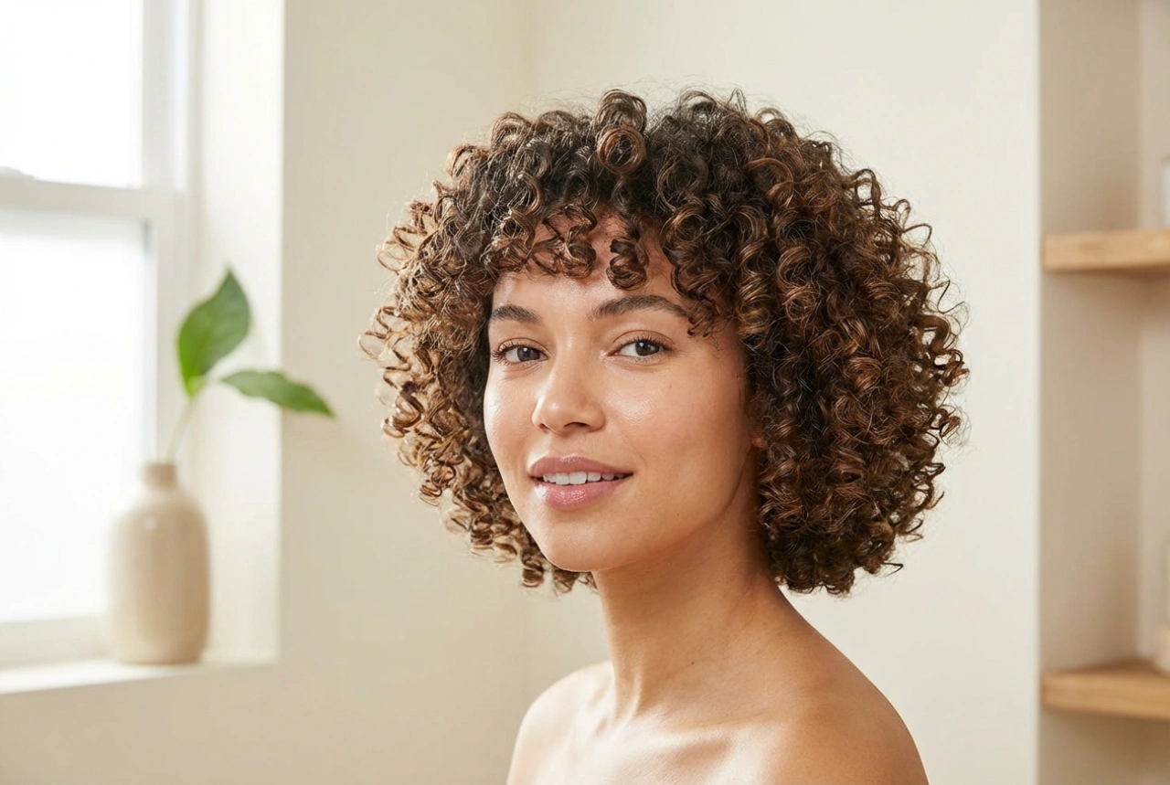 Cabelo cacheado curto: definição dos cachos, ondulação sem frizz e fixação