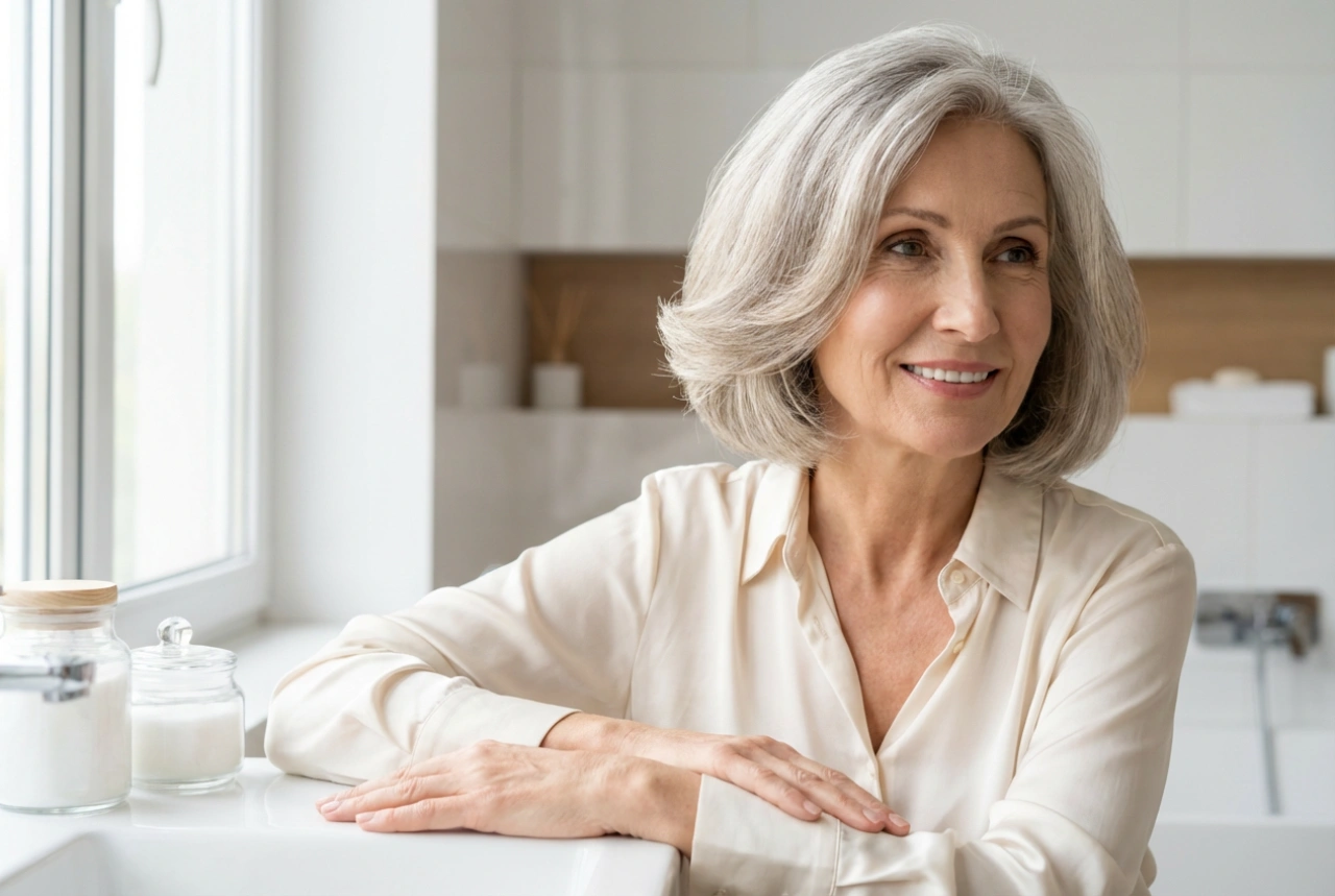 Penteados rejuvenescedores para mulheres de 70 anos: formato, volume e franja