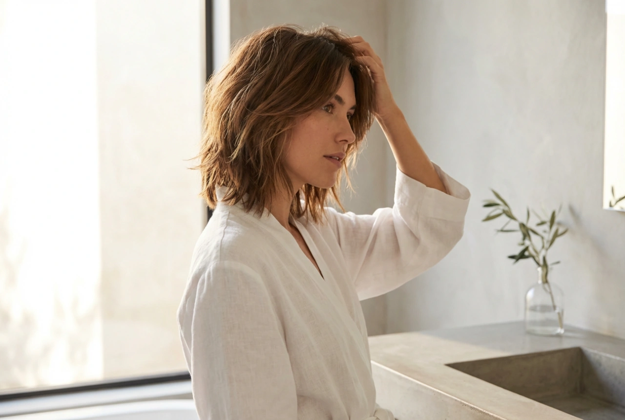 Rosto redondo e penteado: como modelar as proporções com corte e estilização