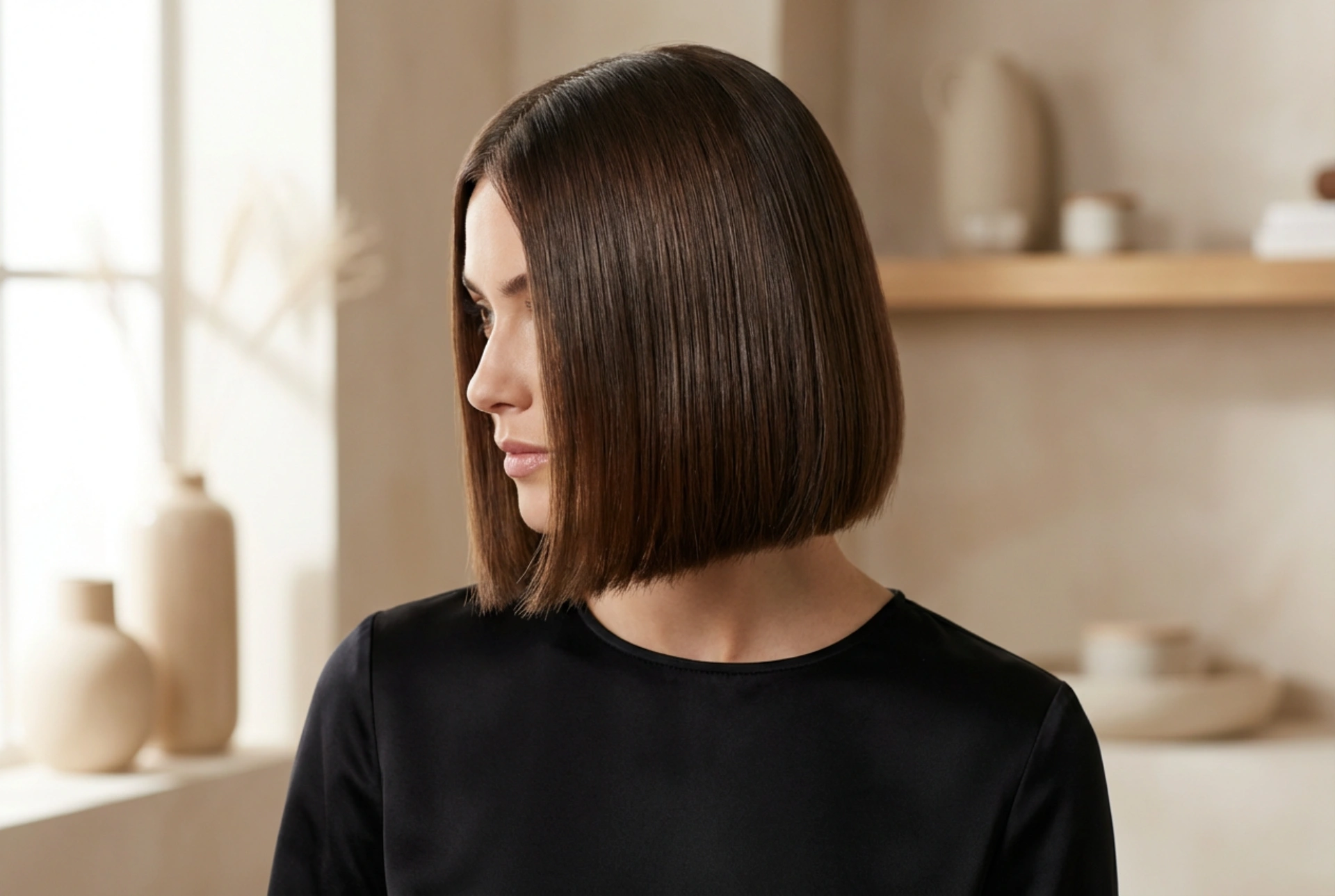 Penteado bob para casamento: uma estilização elegante que dura a noite toda