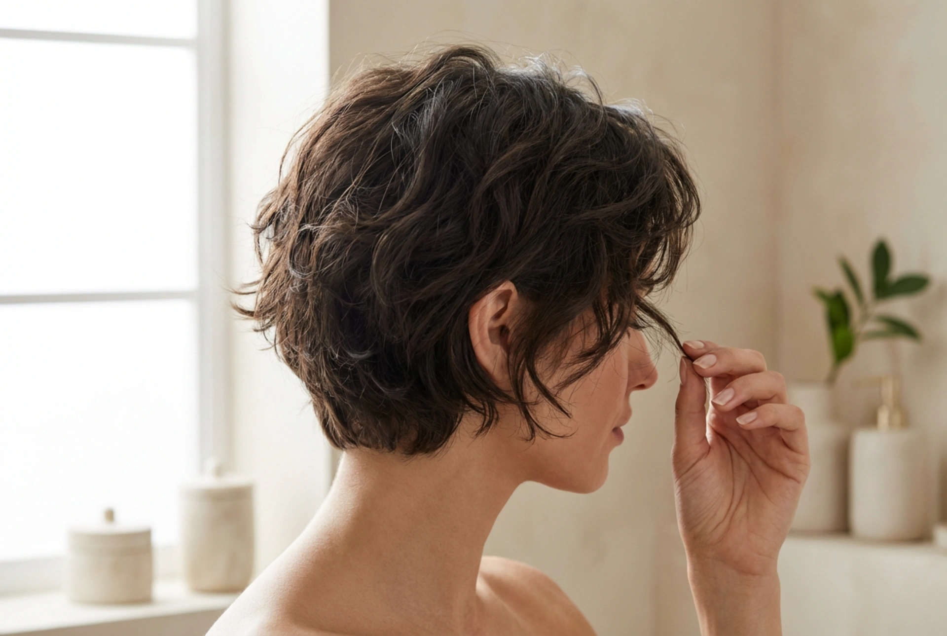 Penteado curto feminino: modelagem, textura e volume