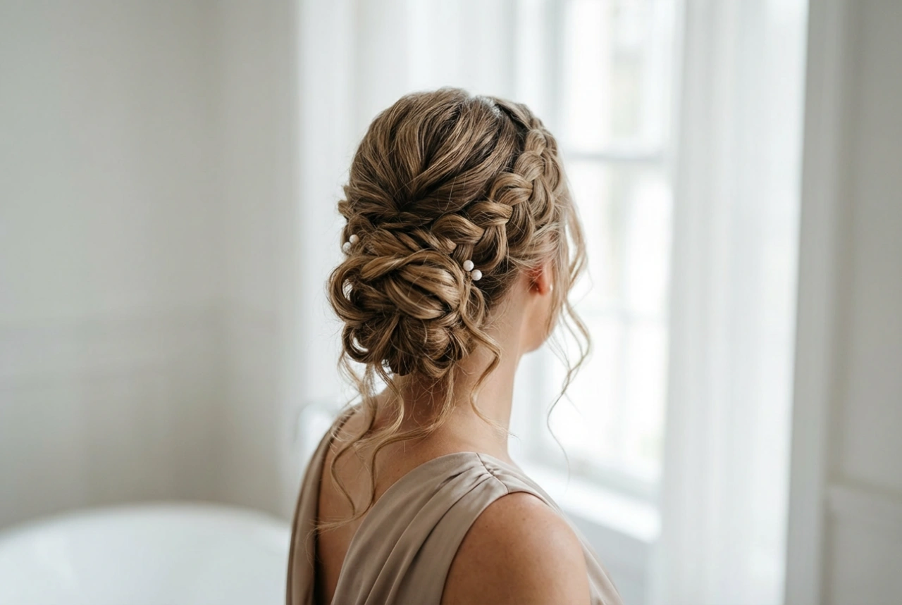 Penteado para madrinha de casamento: elegância, durabilidade e harmonia com o vestido