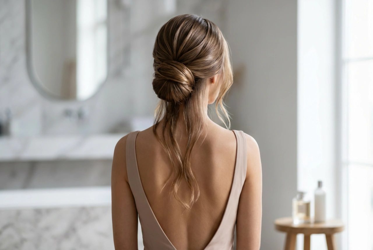 Como Escolher o Penteado para um Vestido com Costas Abertas: Coques, Ondas e Durabilidade