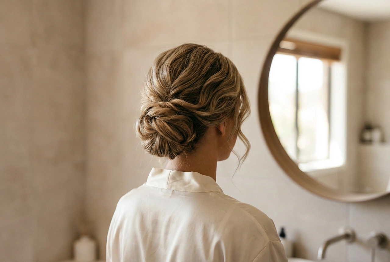 Penteados elegantes para qualquer ocasião: coques alinhados e ondas