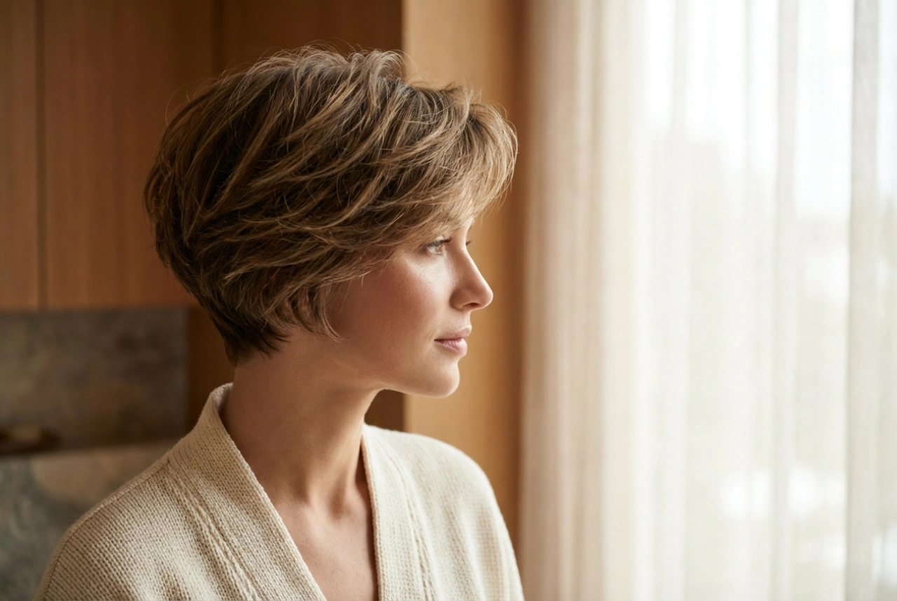 Krótka fryzura z pazurem: jak uzyskać objętość i teksturę