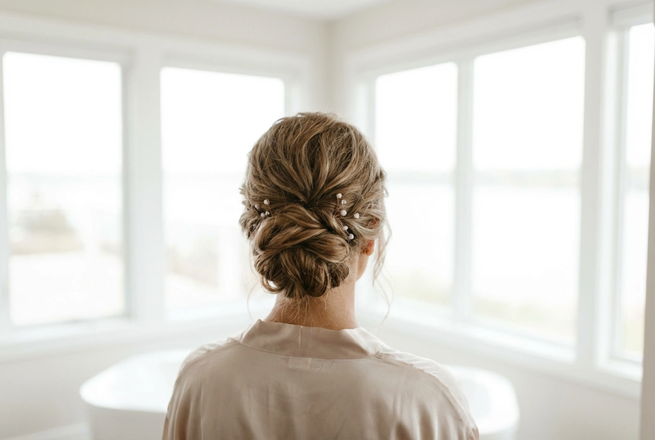 Como estilizar um penteado de casamento para cabelos finos: volume e durabilidade