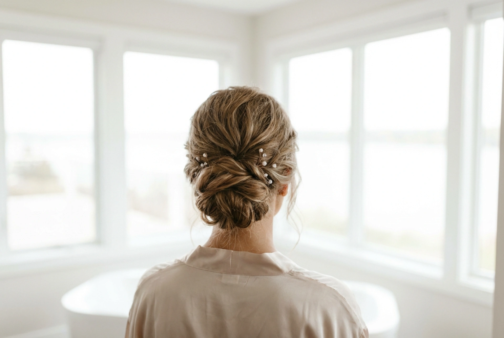 Como estilizar um penteado de casamento para cabelos finos: volume e durabilidade