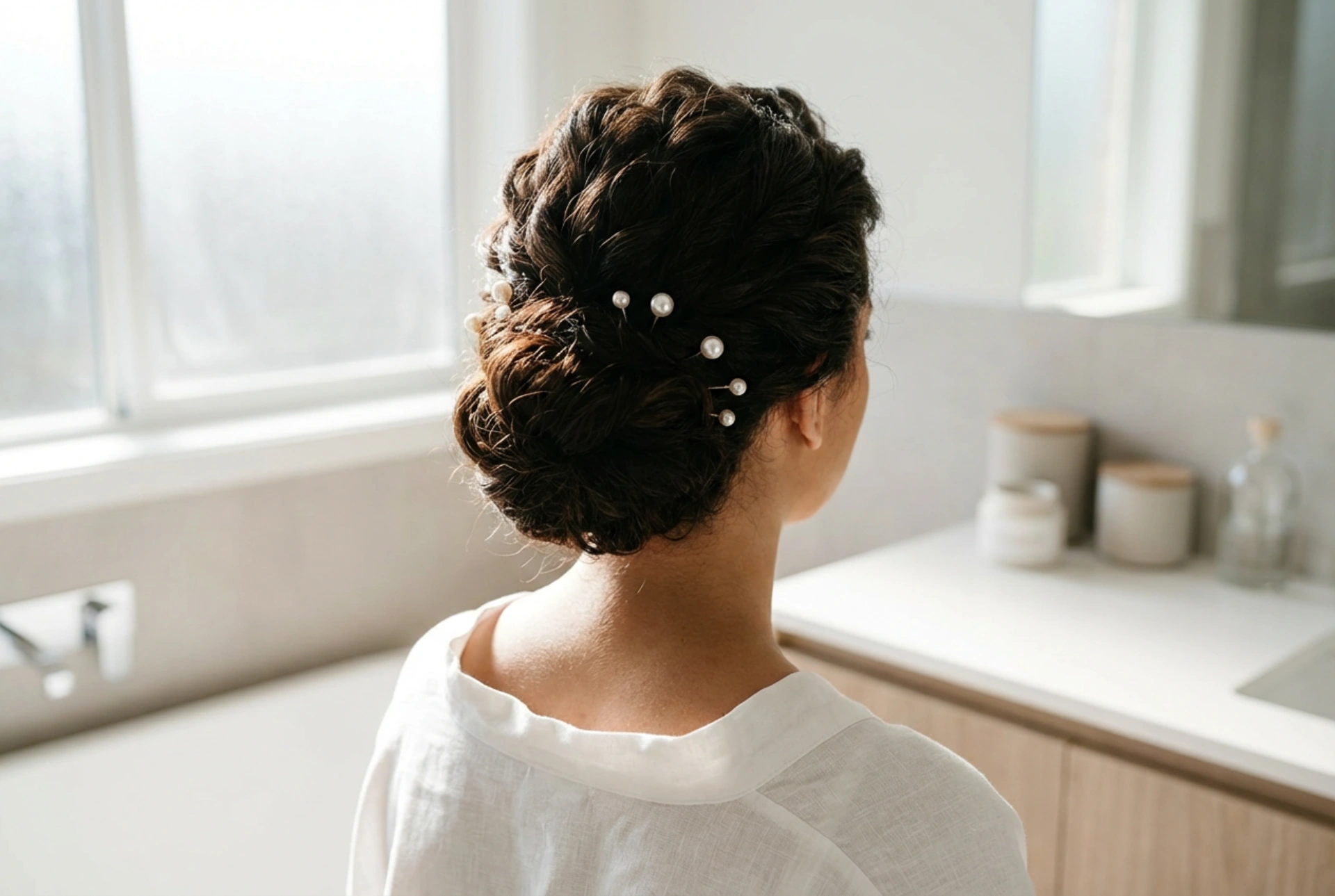 Coque para uma ocasião especial: penteado para casamento passo a passo