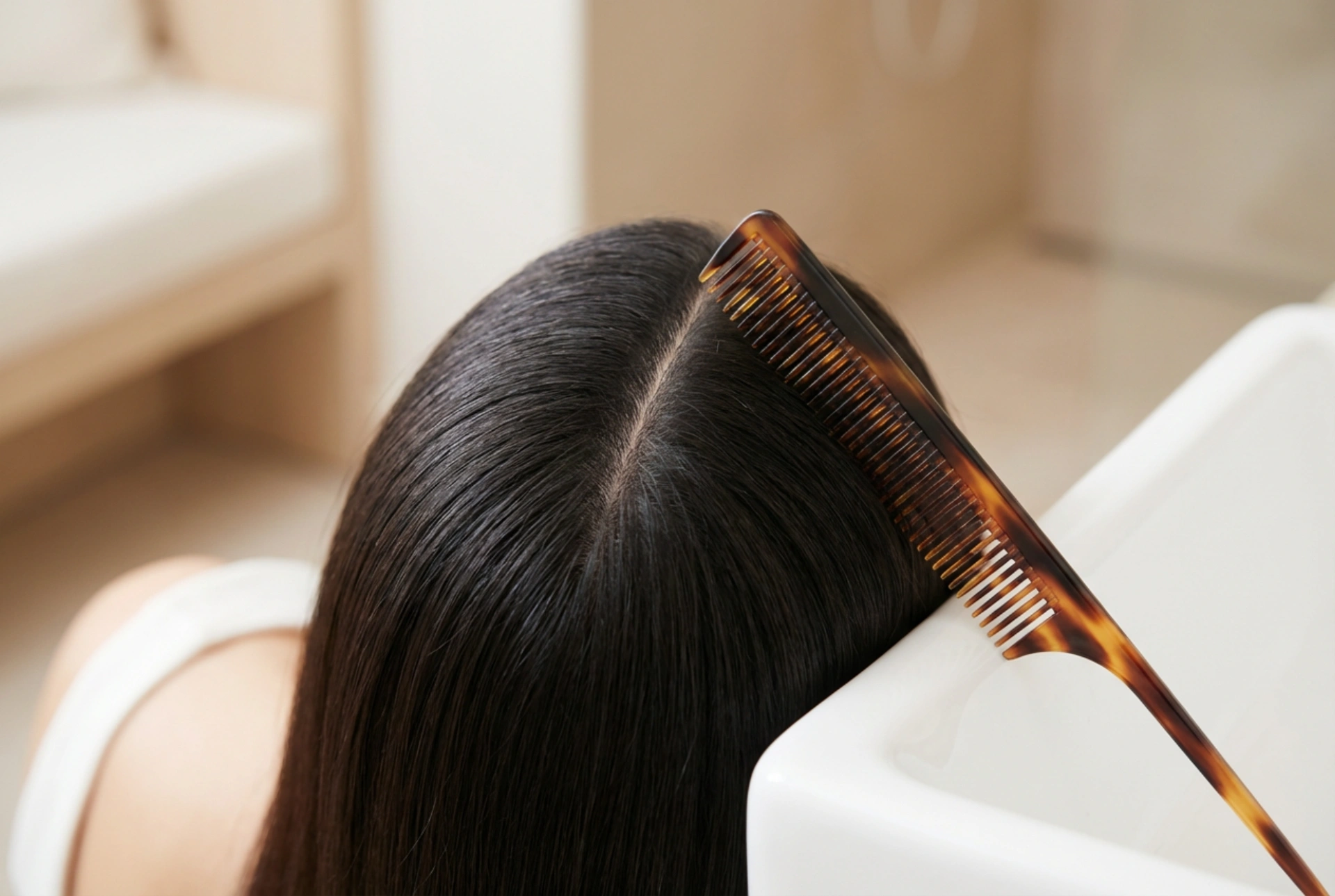Cabelo simétrico: como modelar os fios para uma risca perfeitamente alinhada
