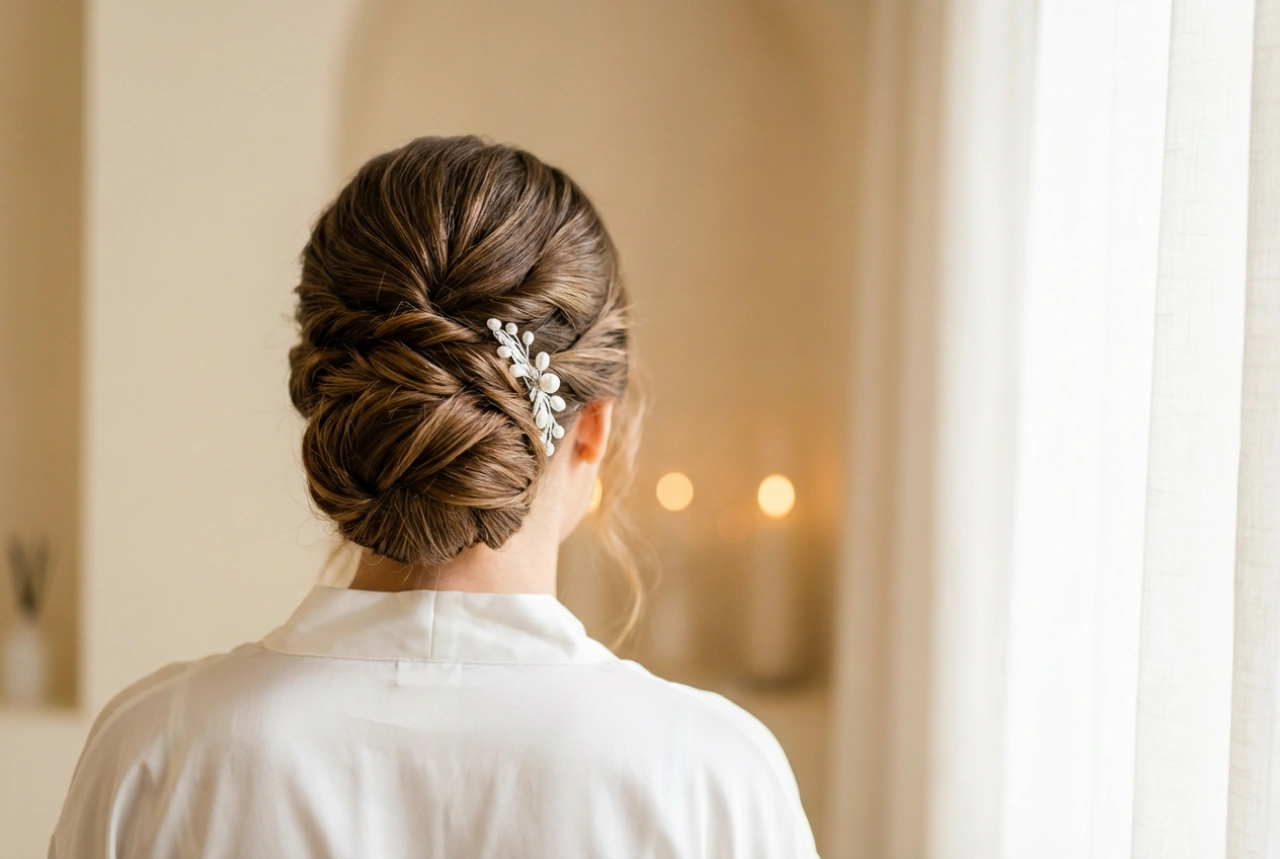 Penteado para cabelo longo para casamento: preso elegante passo a passo
