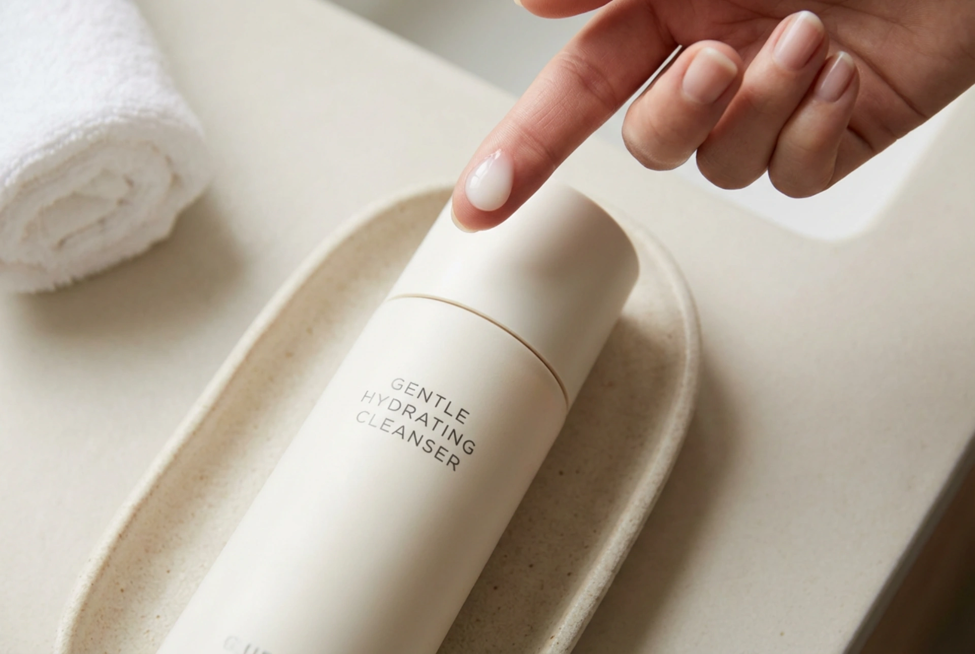 Leite de limpeza facial: limpeza suave para pele seca
