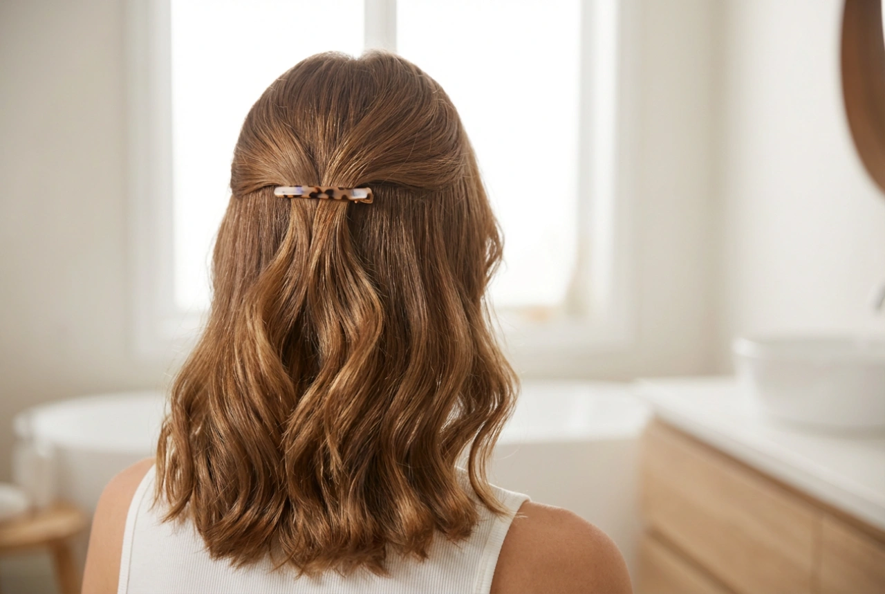 Como Estilizar Cabelos na Altura dos Ombros: Ondas e Penteados Meio-Preso