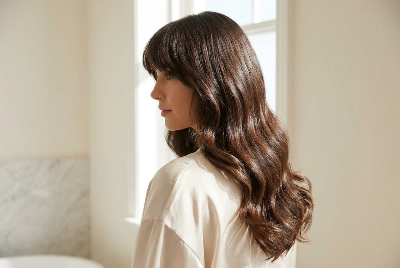 Cabelo longo com franja: estilos atemporais e como mantê-los perfeitos