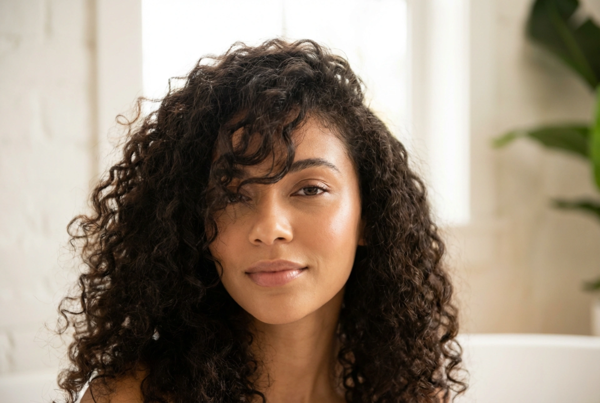 Cabelo cacheado com franja lateral: técnicas de corte e estilização