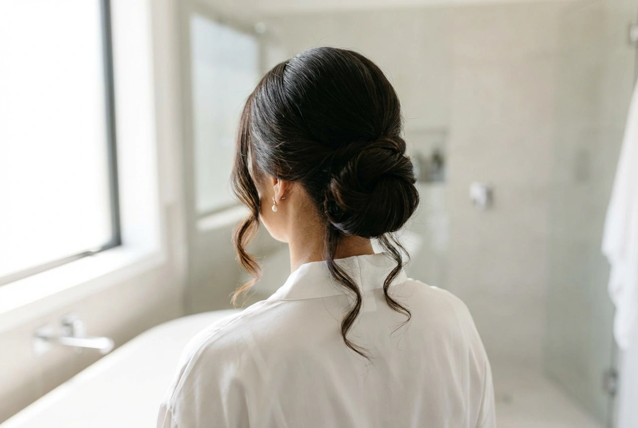 Penteados rápidos para casamento: semipresos elegantes, cachos e coque baixo