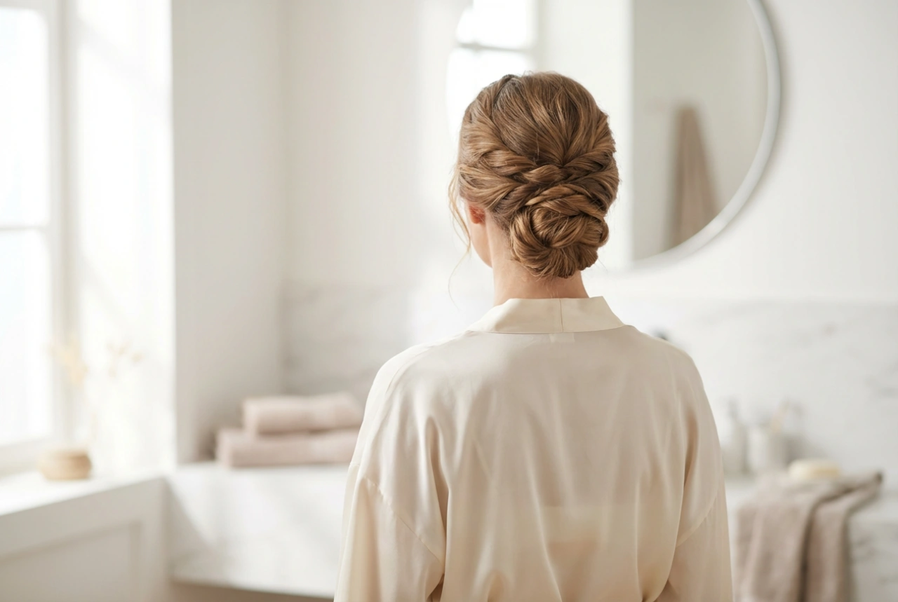 Daspugnoù evit ar blev hir: chignon padus, plegoù elegant ha hanter-daspugnoù