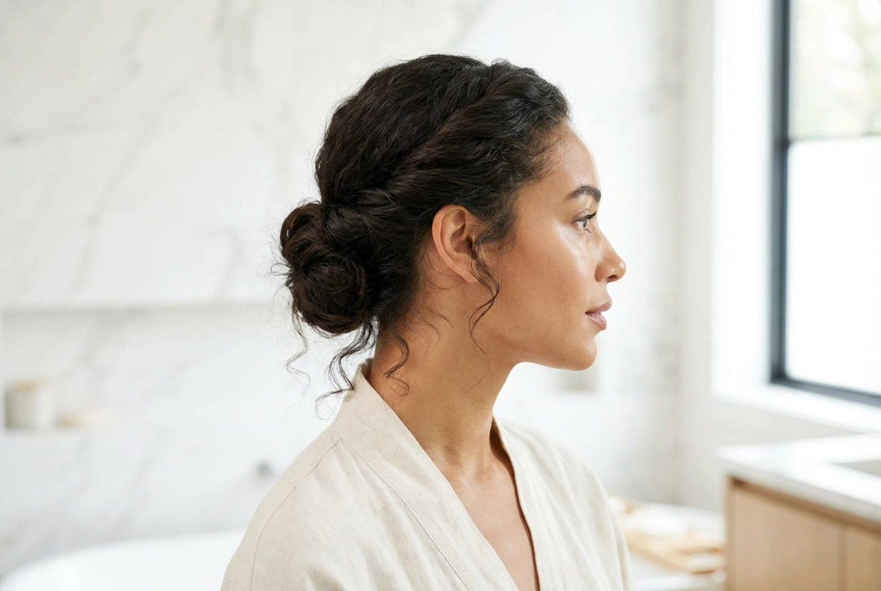 Stilhoù chignon e meur a stumm: izel, bananez ha bodoù difoupat