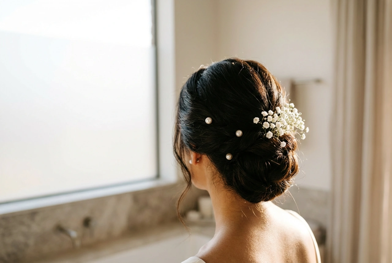Penteados para casamento: coque clássico, ondas românticas e acessórios elegantes