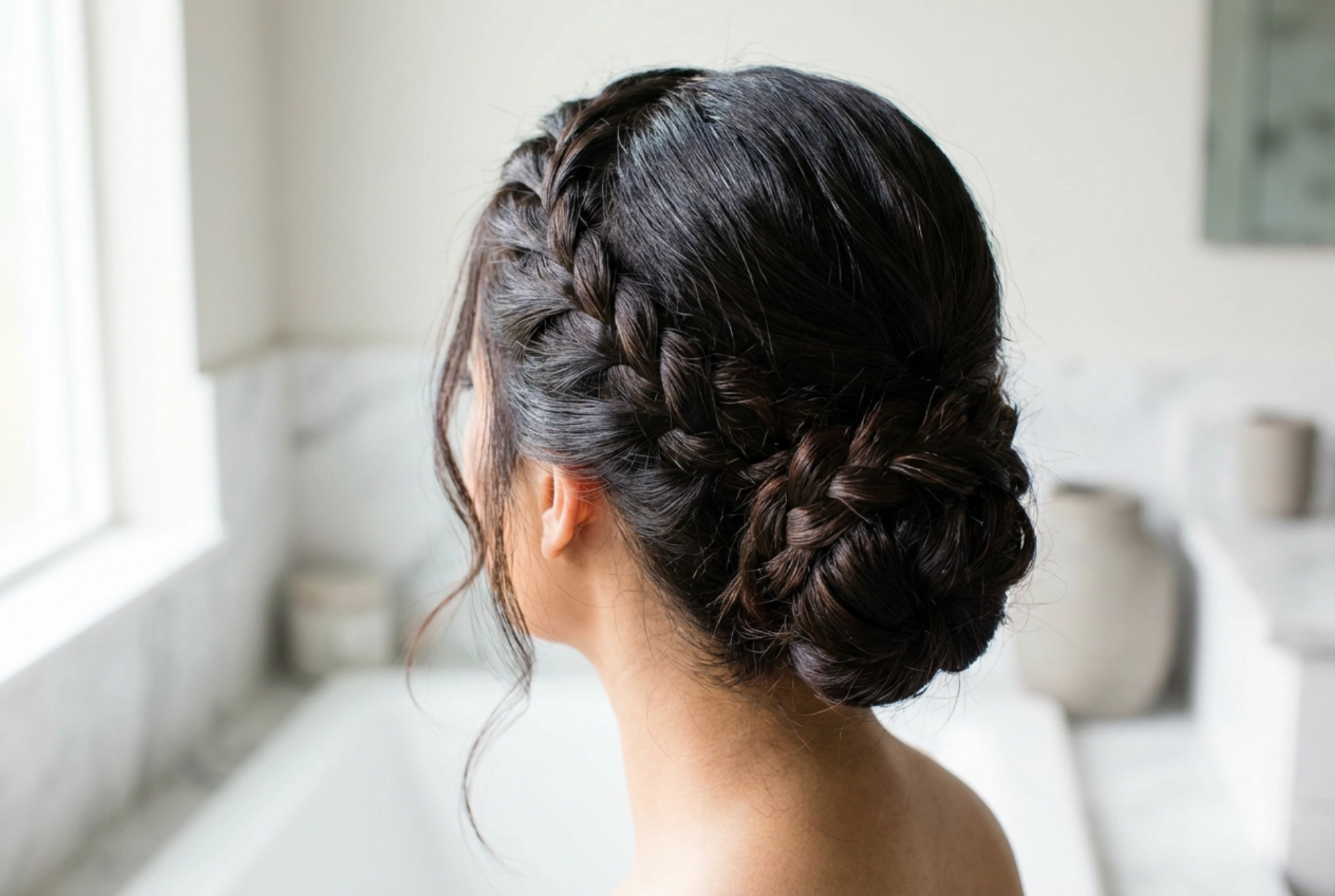 Penteados presos com trança: três opções fáceis e como fixá-los