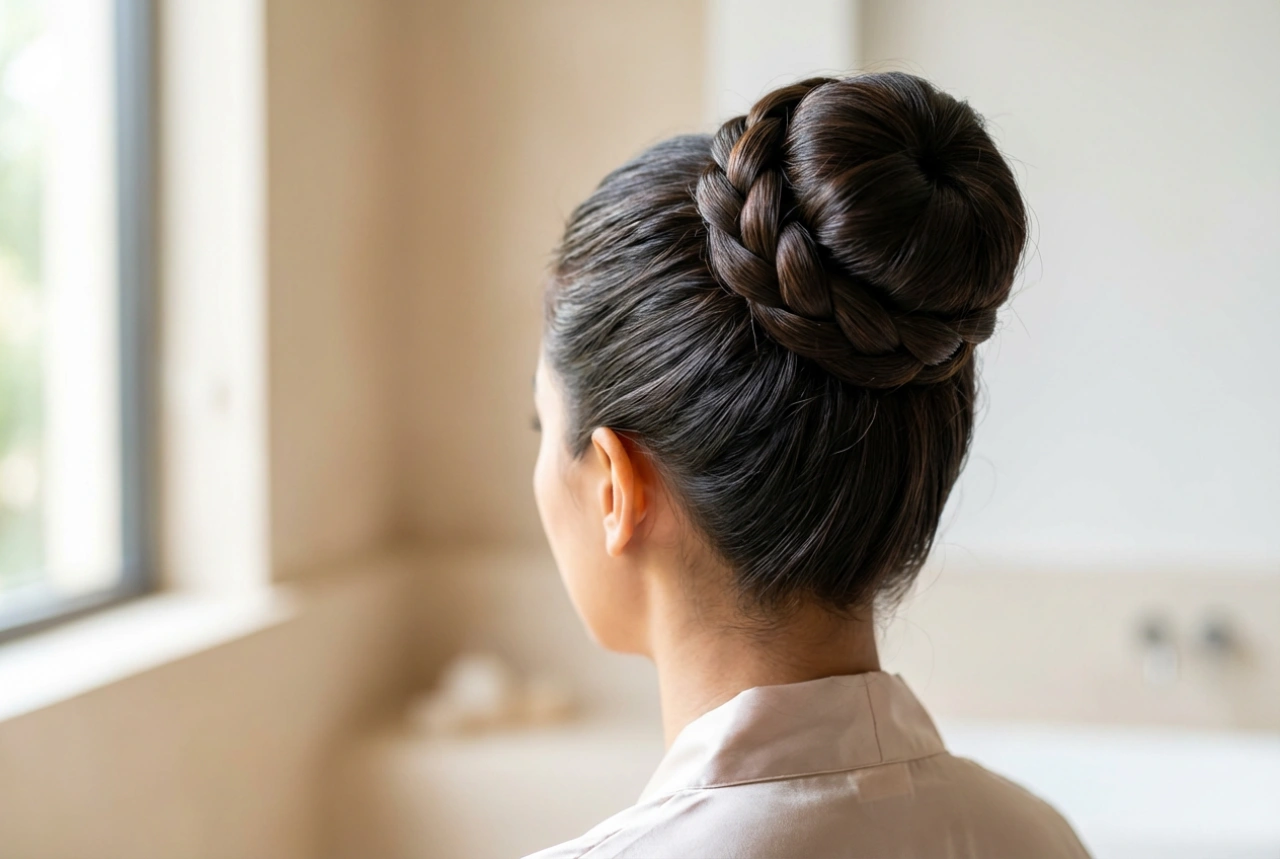 Coque Alto com Trança: Instruções Passo a Passo e Como Garantir um Penteado Estável