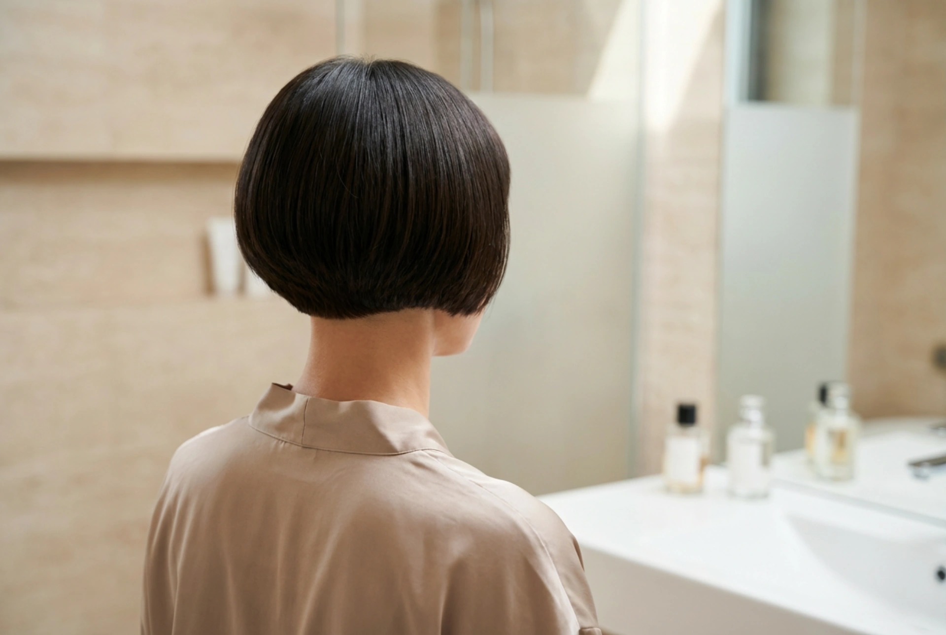 Penteado bob para cabelos curtos: estilizando a parte de trás e adicionando volume
