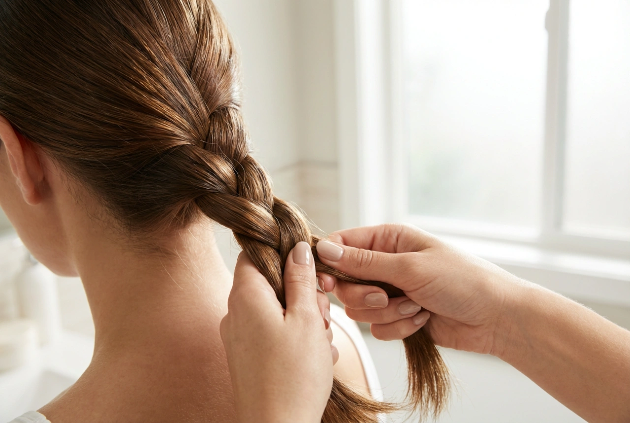 Penteado com tranças: trançados simples, seções e fixação